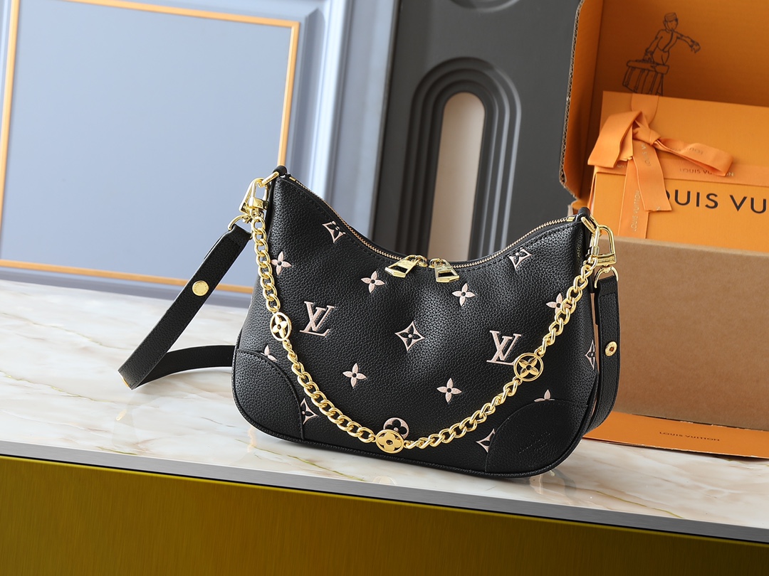 LV Classic Handbag Monogram Canvas Model M12956 Multiple Compartments